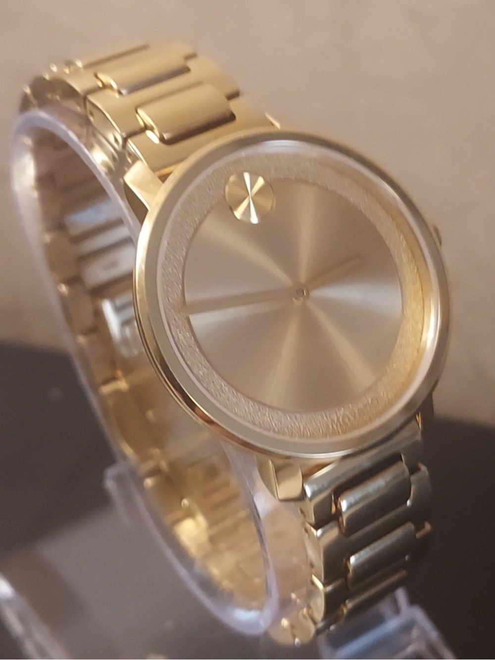 WOMEN'S MOVADO BOLD GOLD WATCH
